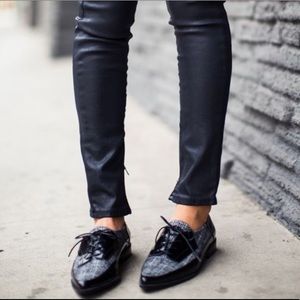 Franco sarto pointed toe oxford flats